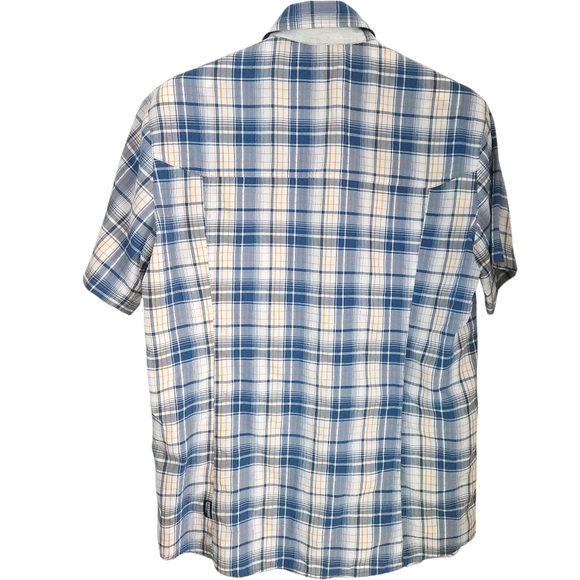 MILLET Plaid Performance Hiking Shirt blue – large - Picture 3 of 13